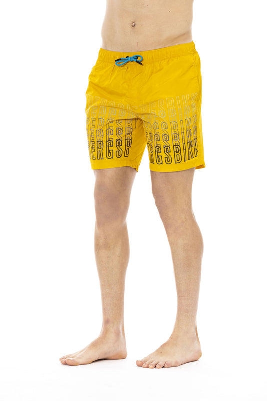 Bikkembergs Beachwear Costumi Giallo