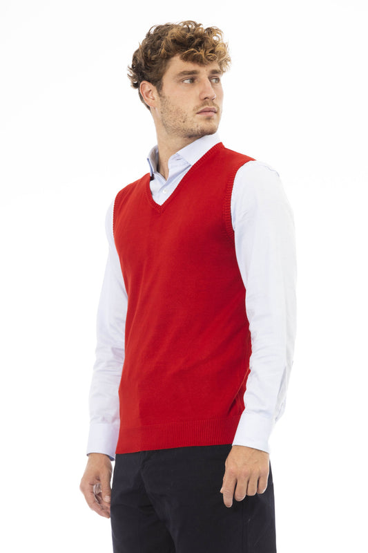 Alpha Studio Gilet Rosso