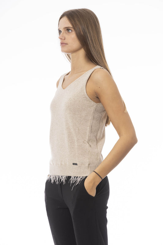 Baldinini Trend tank-tops Beige