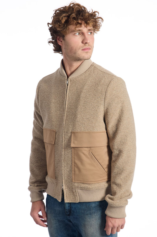 Roberto Pepe Luxury Giubbotti Beige