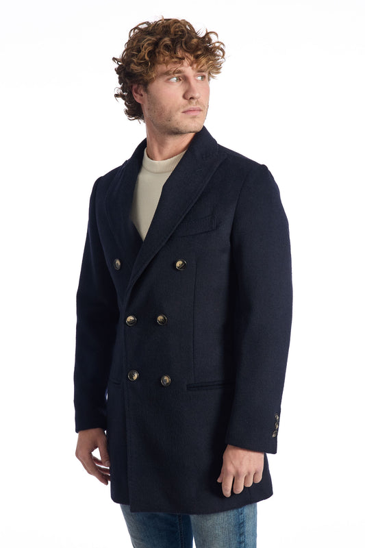 Roberto Pepe Luxury Cappotti Blu