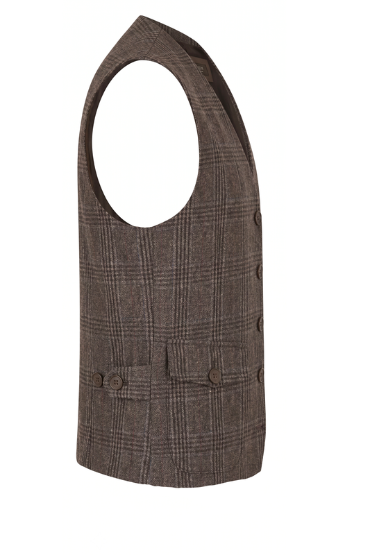 Peserico gilet Marrone