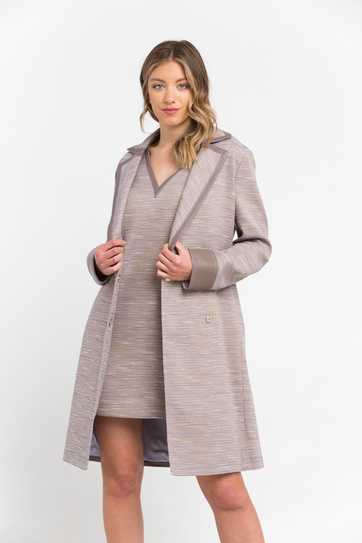 Trussardi Cappotti Beige