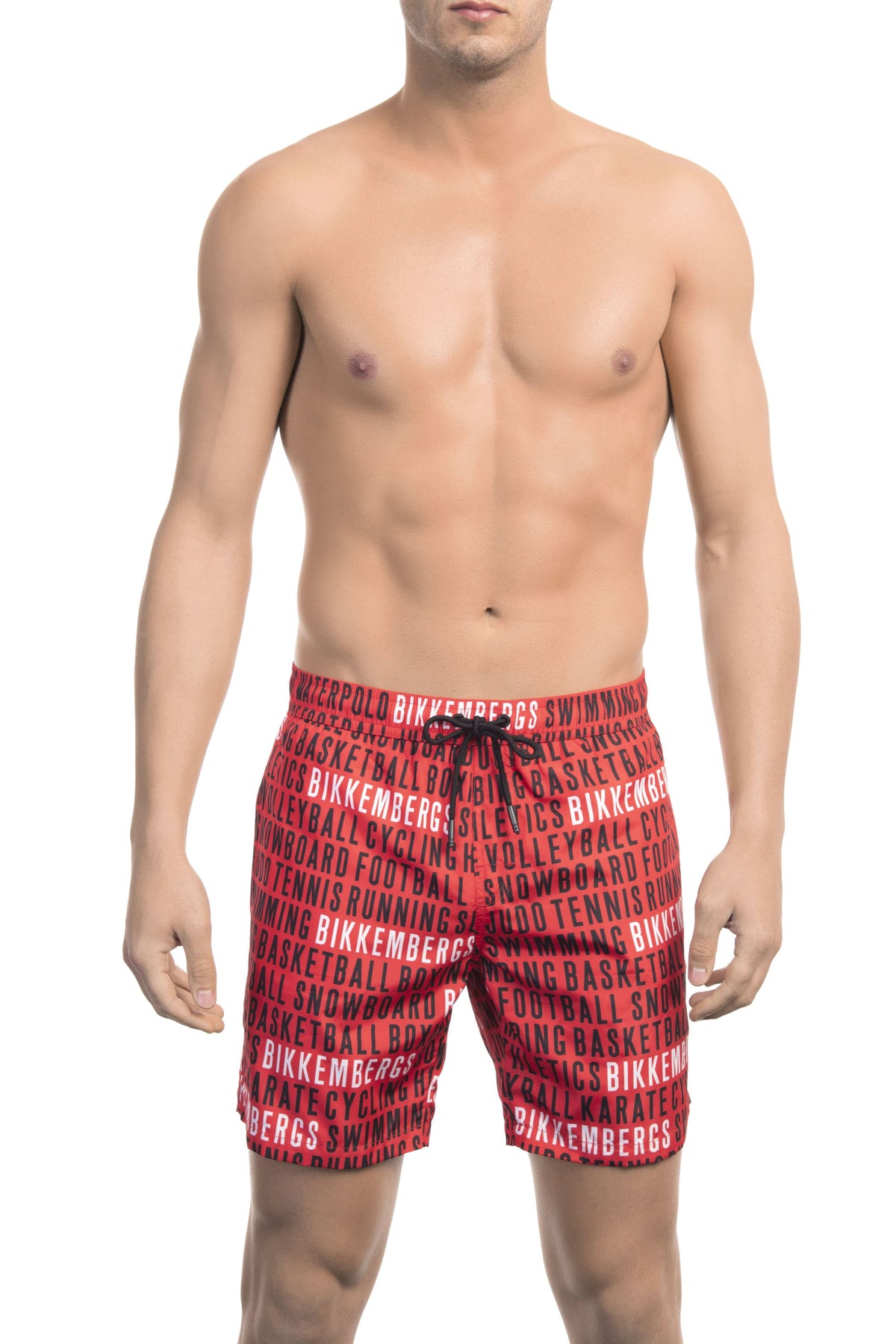 Bikkembergs Beachwear Costumi Rosso