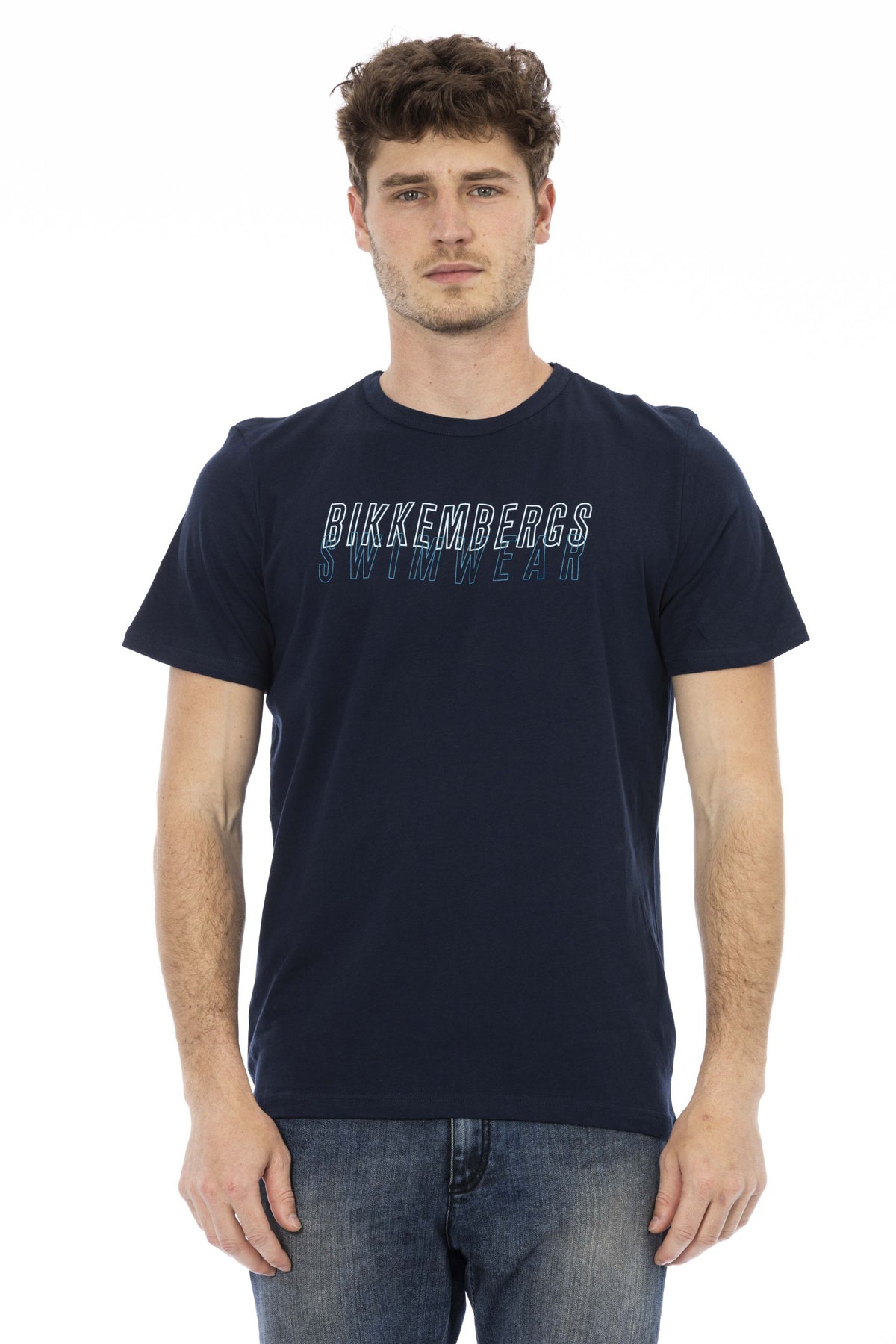Bikkembergs Beachwear T-Shirt navy