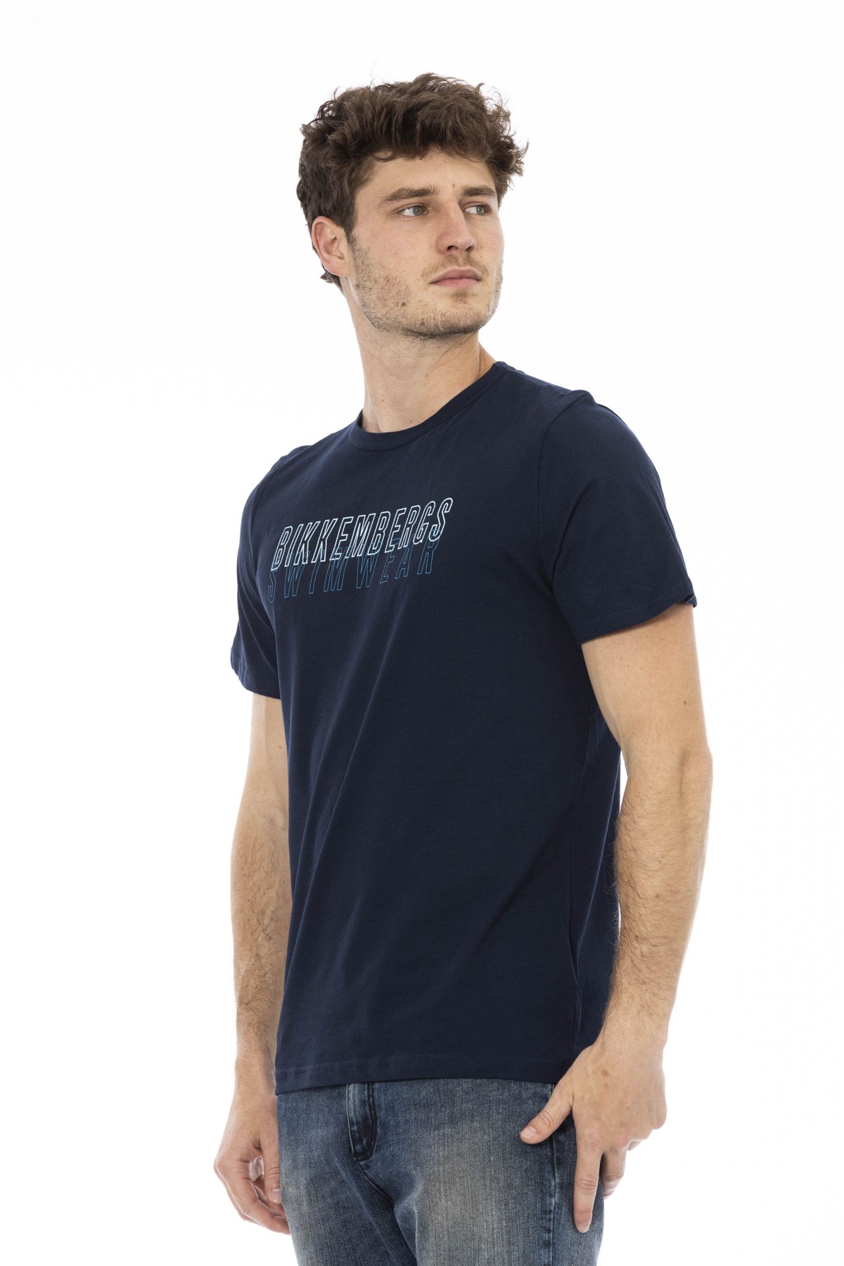 Bikkembergs Beachwear T-Shirt navy