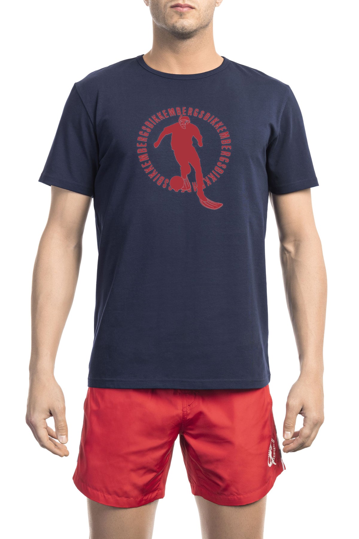 Bikkembergs Beachwear T-Shirt navy
