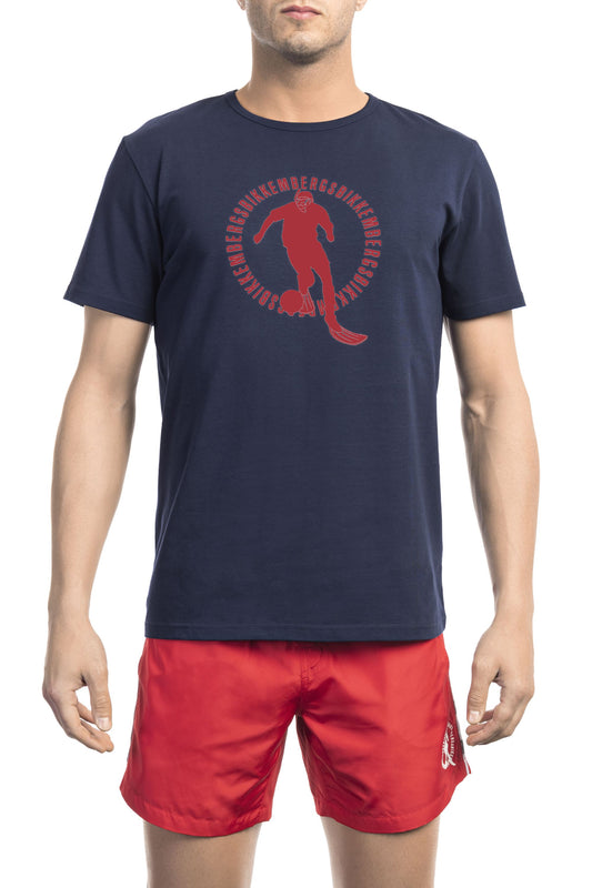 Bikkembergs Beachwear T-Shirt navy