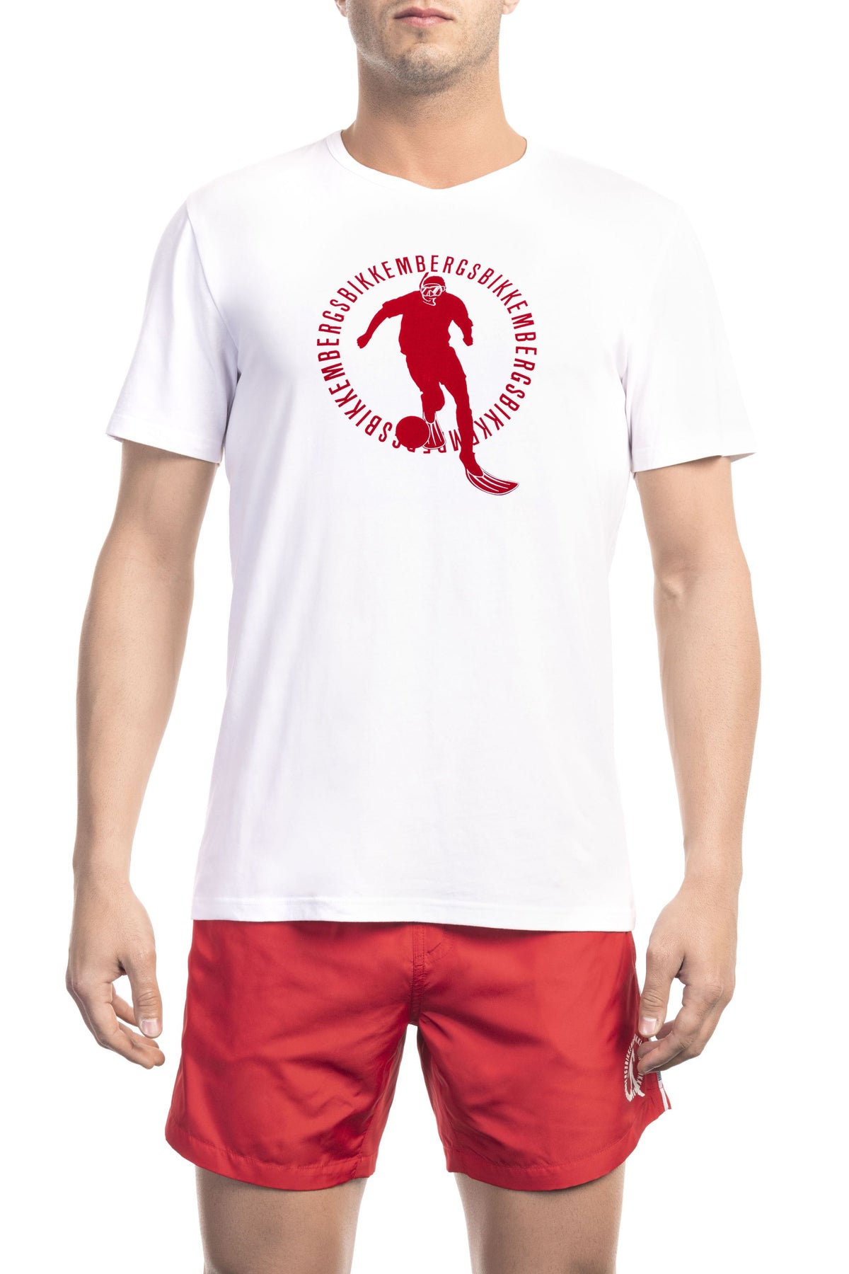 Bikkembergs Beachwear T-Shirt Bianco