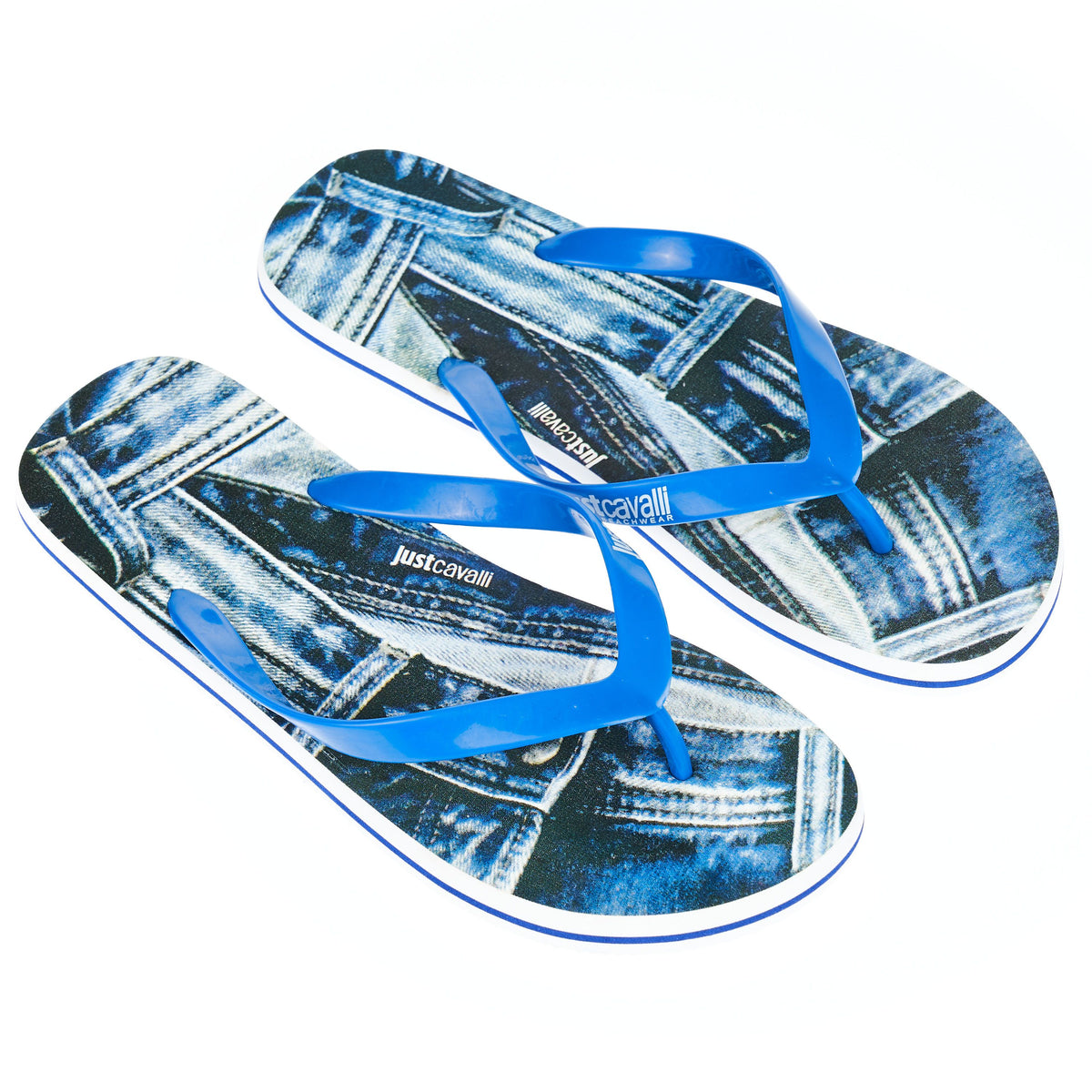 Just Cavalli Beachwear flip-flops light-blue