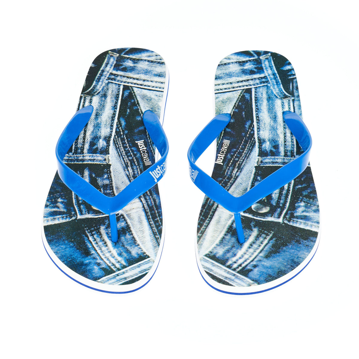 Just Cavalli Beachwear flip-flops light-blue