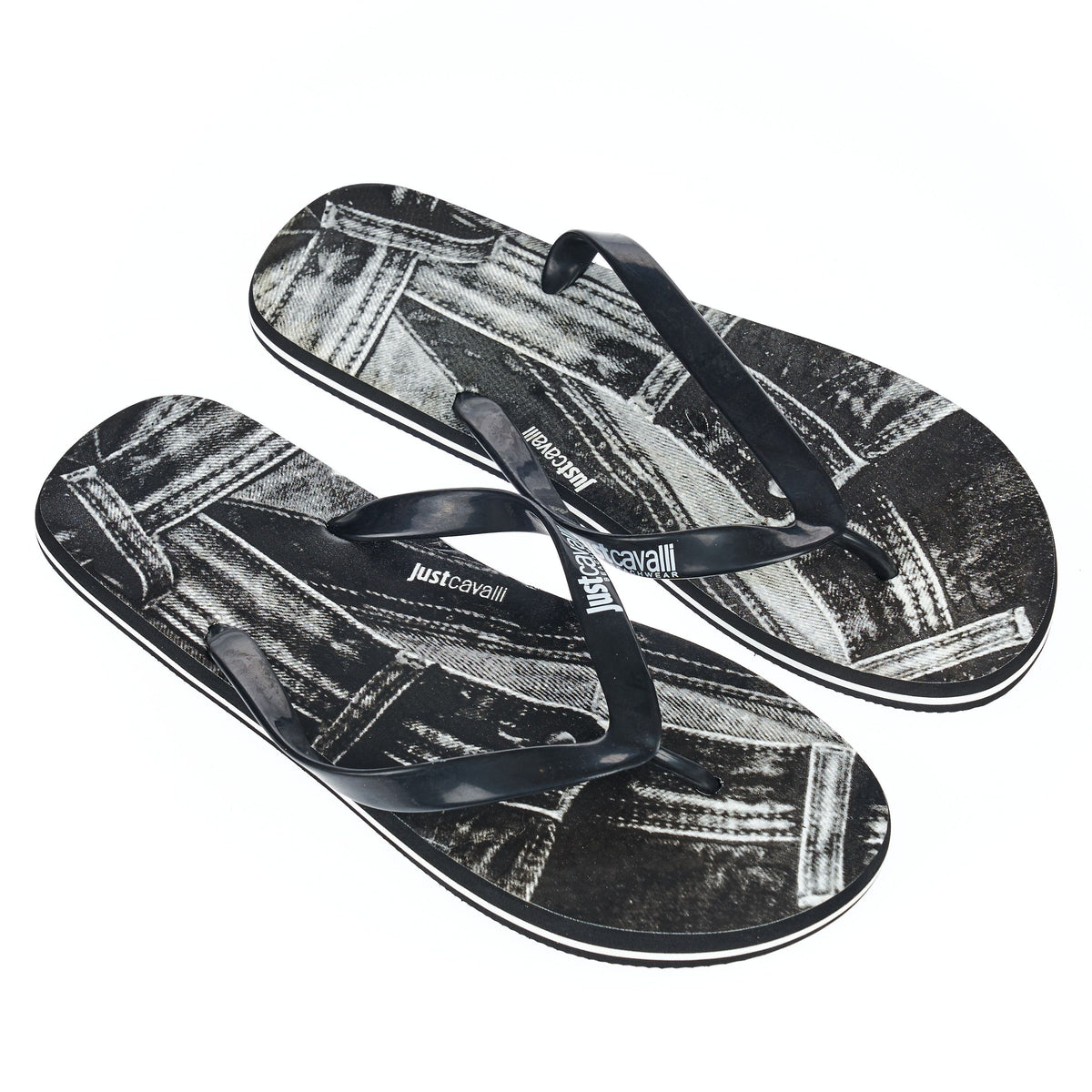 Just Cavalli Beachwear flip-flops Nero