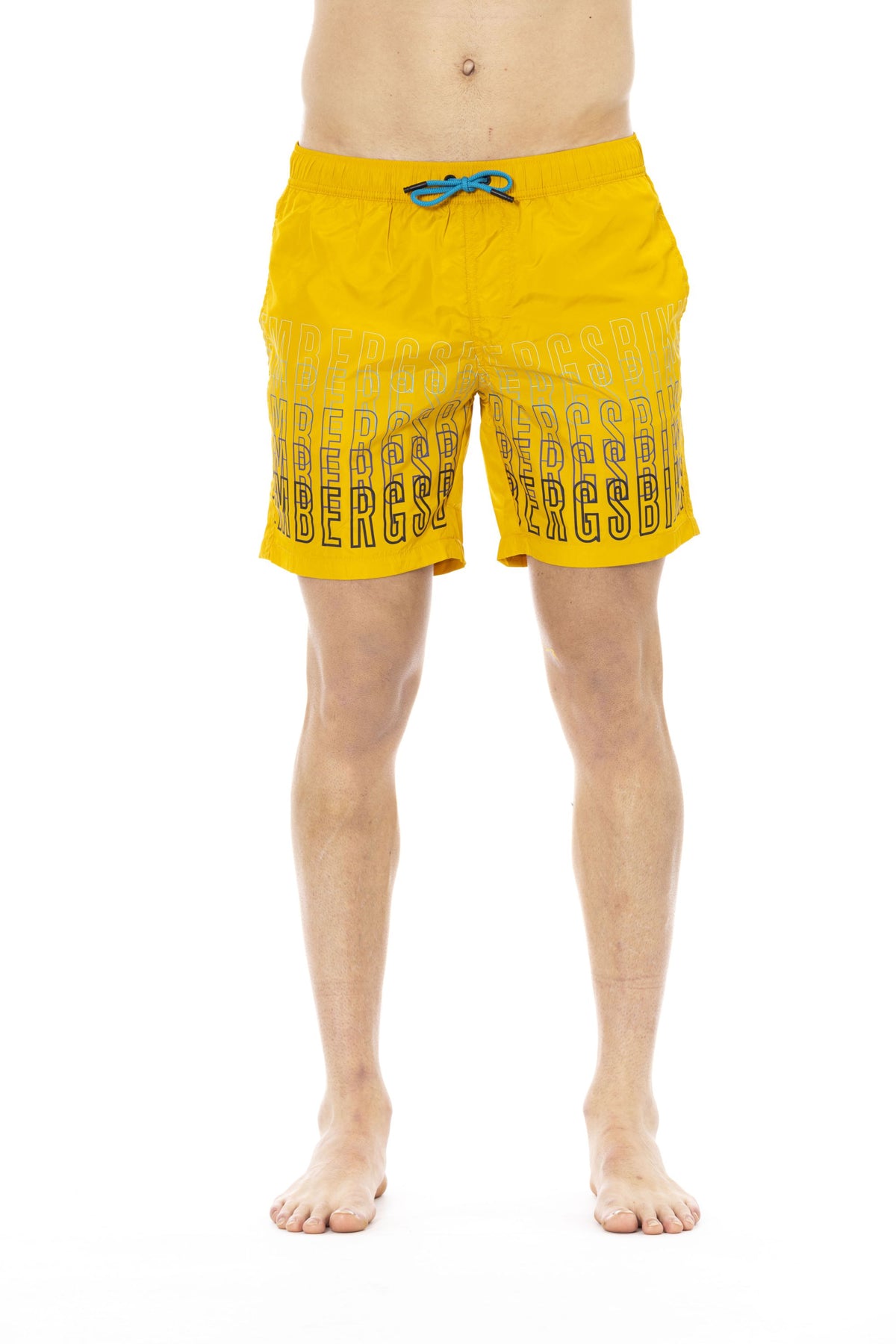 Bikkembergs Beachwear Costumi Giallo