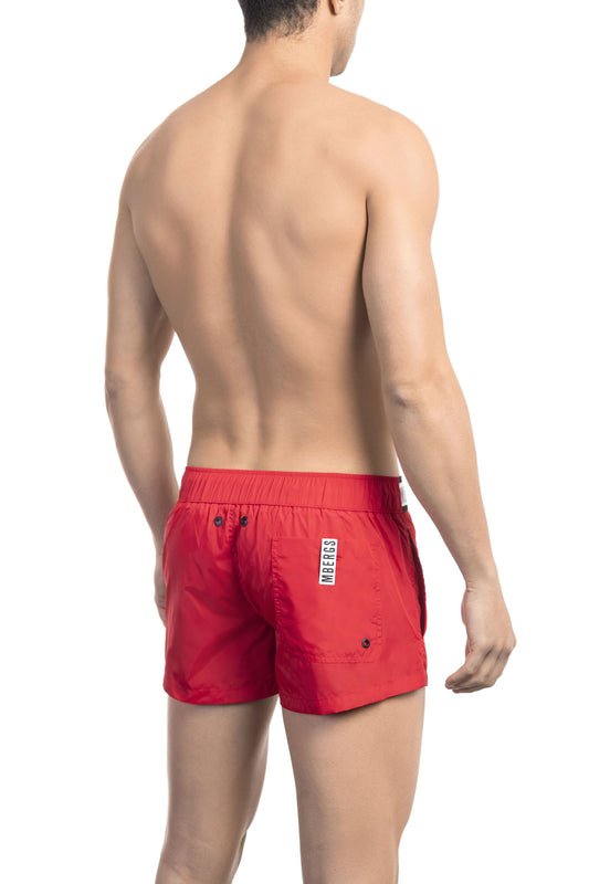 Bikkembergs Beachwear Costumi Rosso