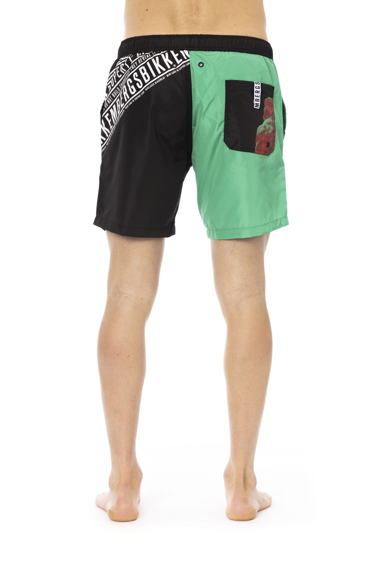 Bikkembergs Beachwear Costumi Verde
