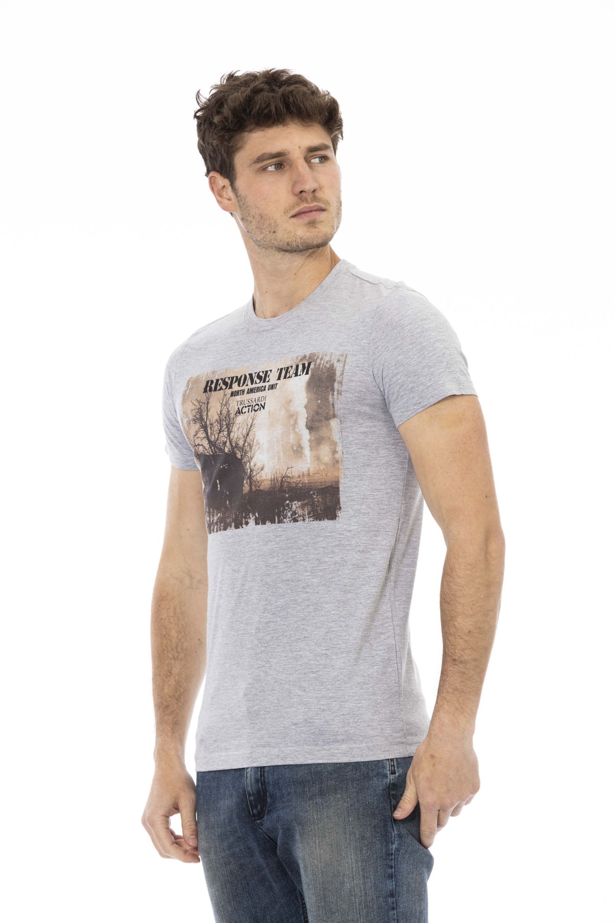 Trussardi Action T-Shirt Grigio