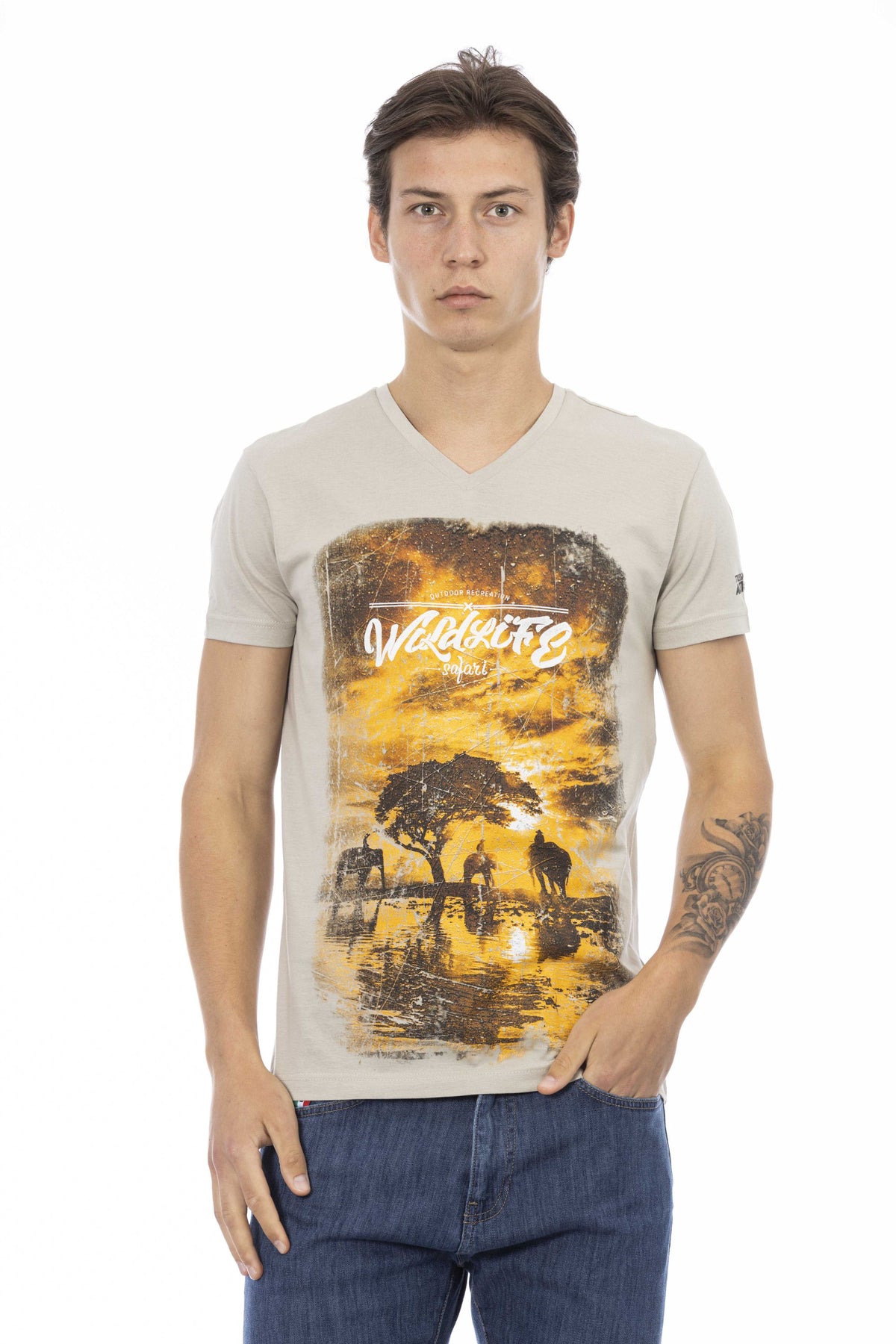 Trussardi Action T-Shirt Beige
