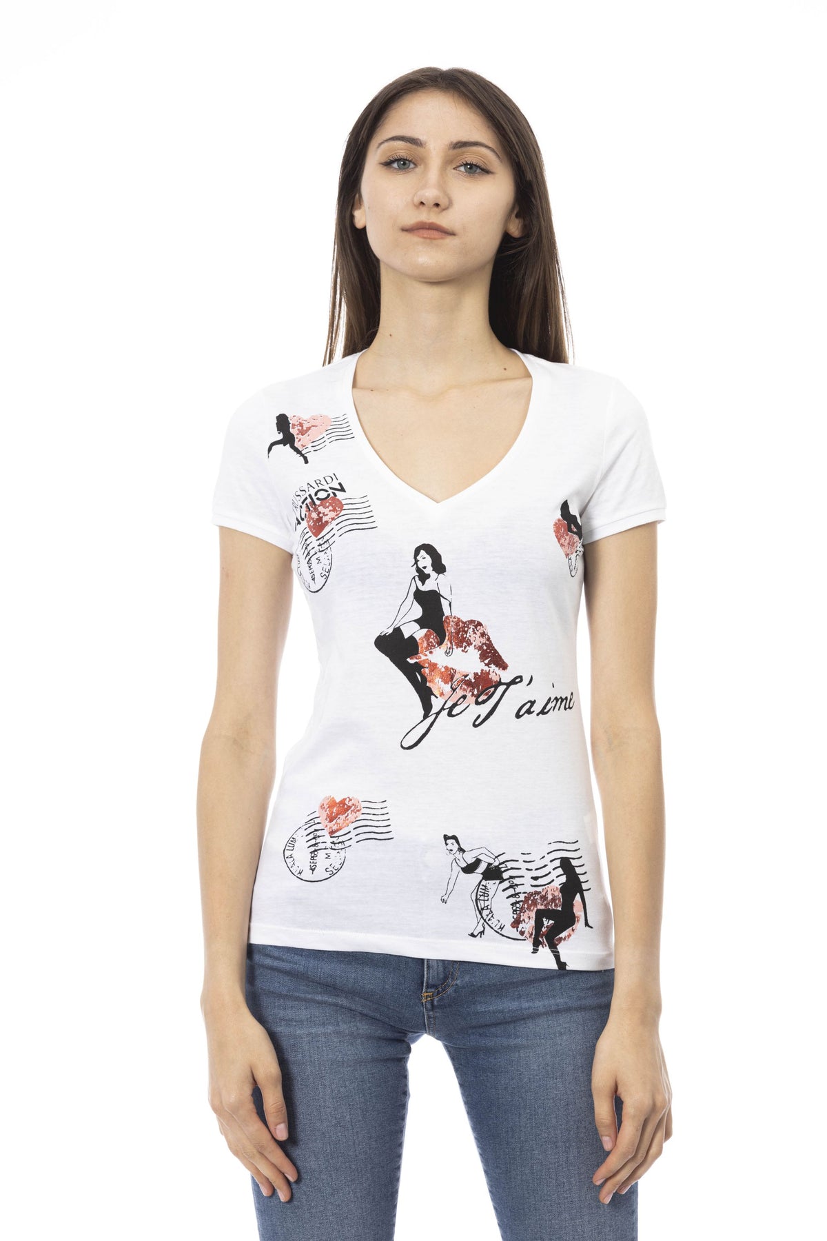 Trussardi Action T-Shirt Bianco