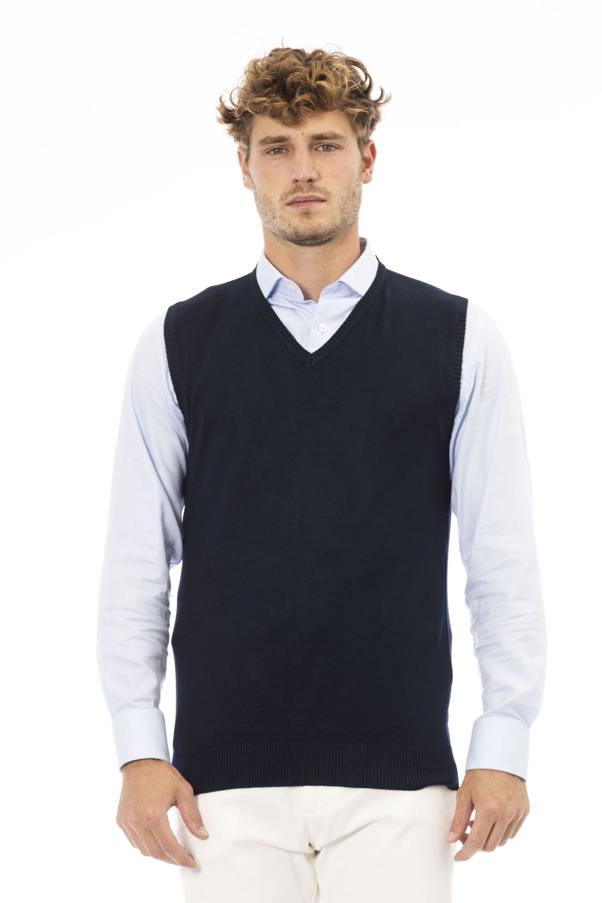 Alpha Studio Gilet Blu
