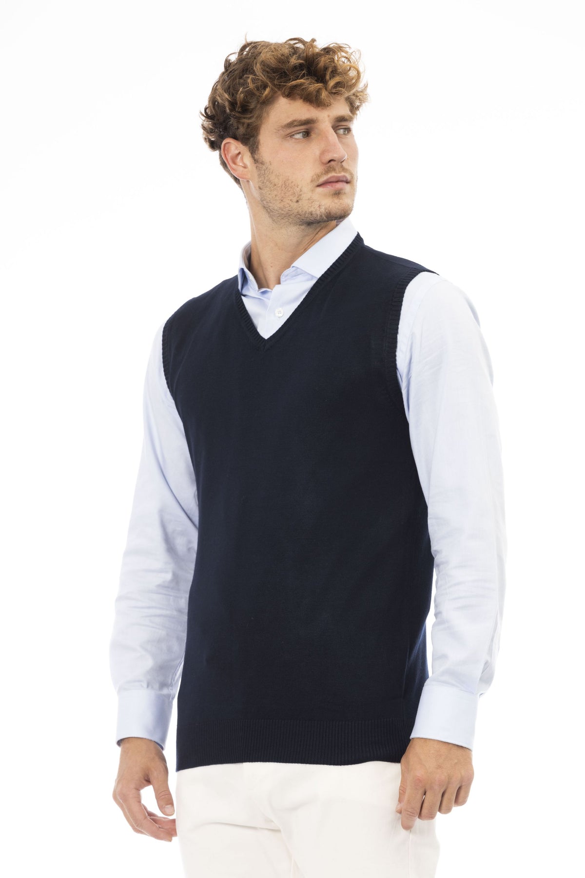 Alpha Studio Gilet Blu