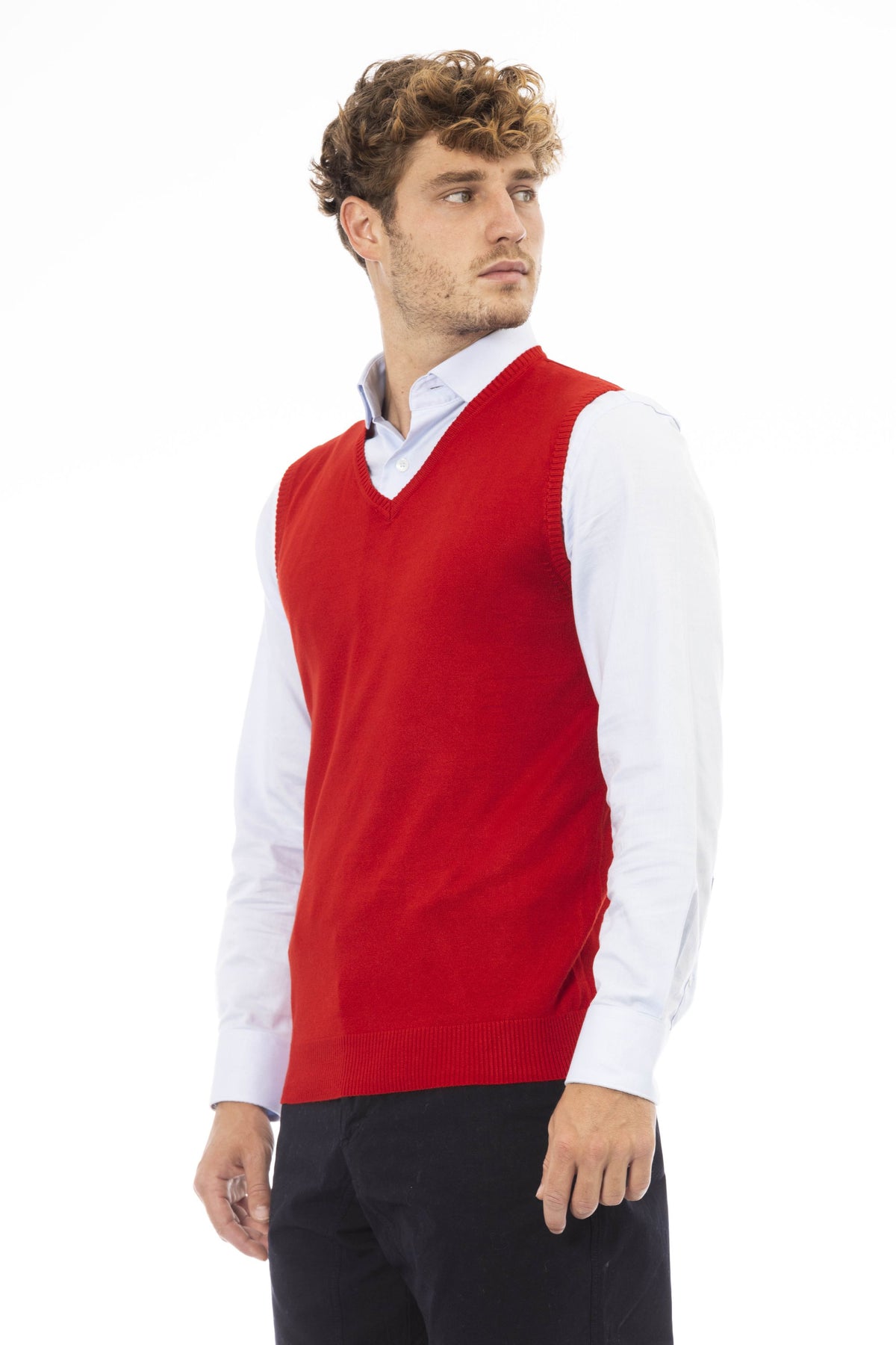 Alpha Studio Gilet Rosso