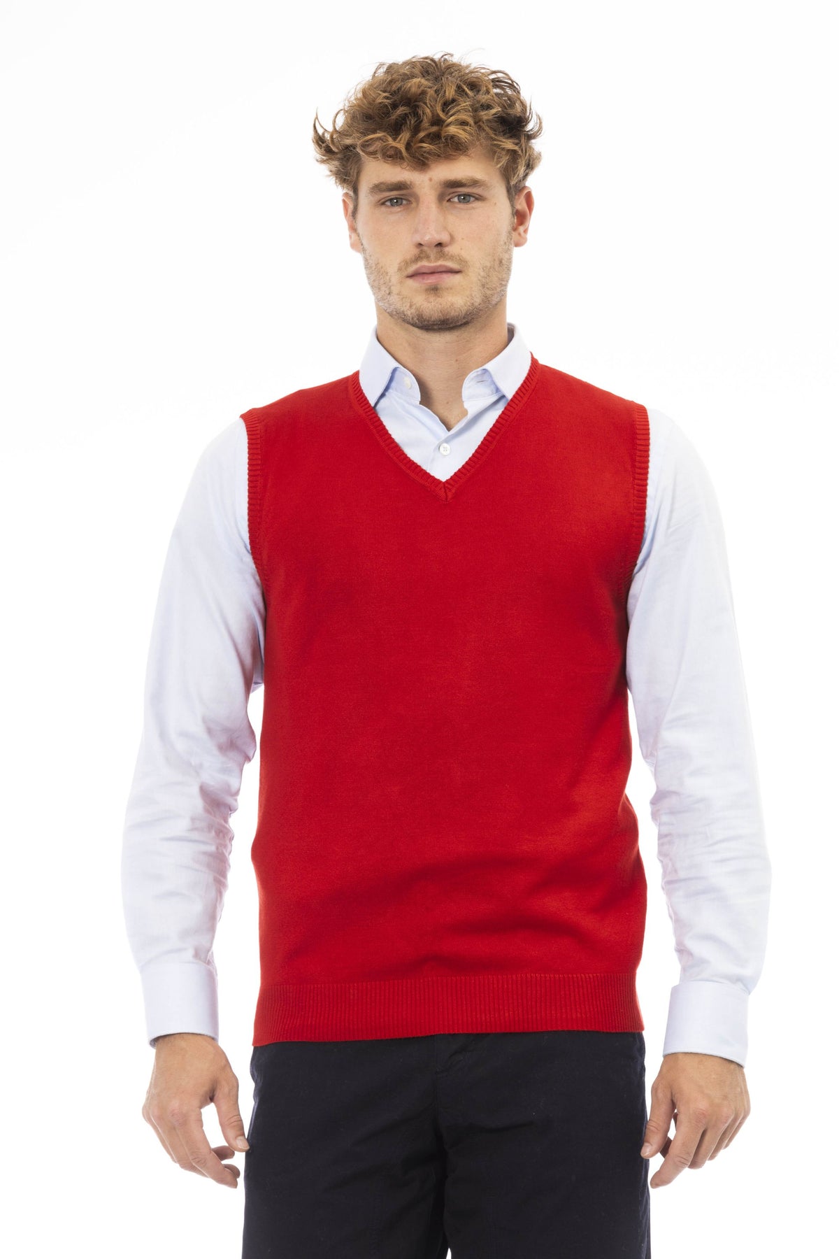 Alpha Studio Gilet Rosso