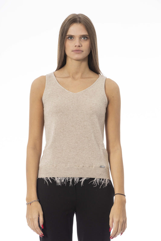 Baldinini Trend tank-tops Beige