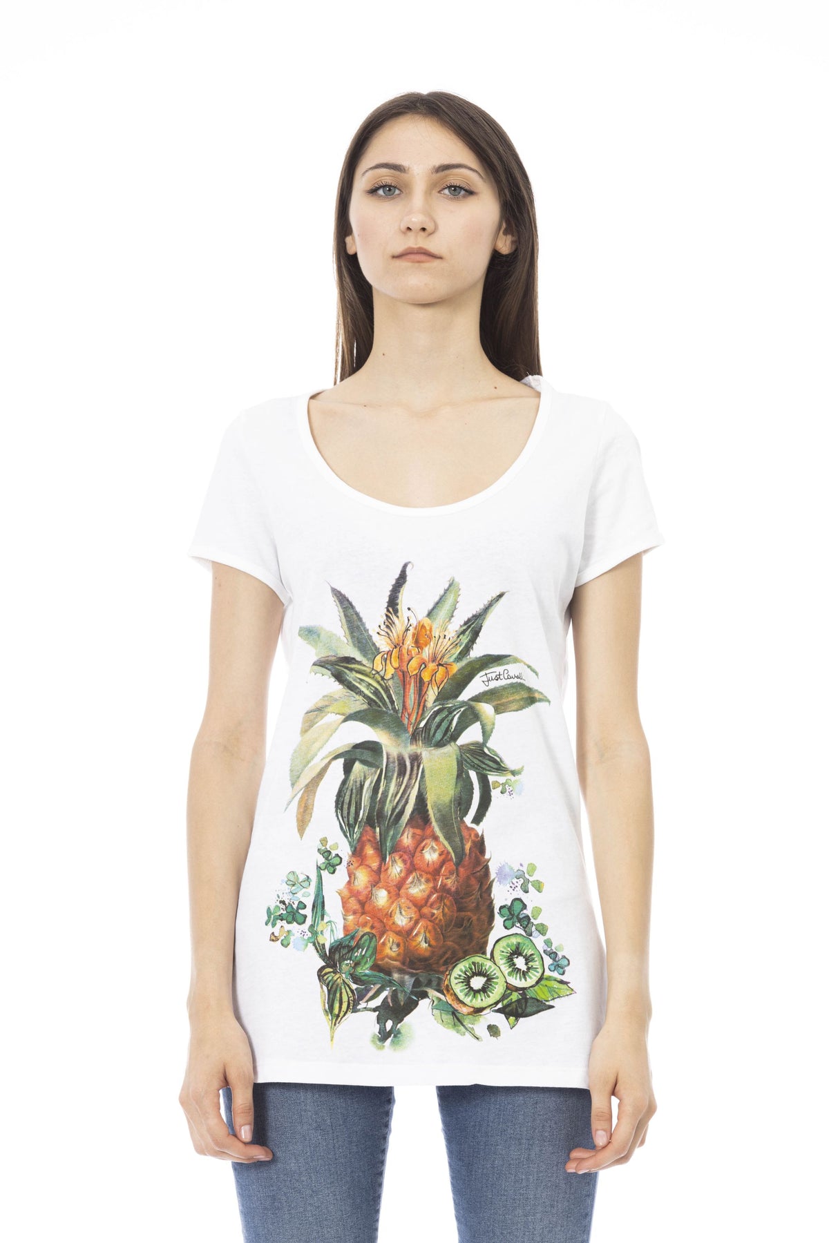 Just Cavalli Beachwear T-Shirt Bianco