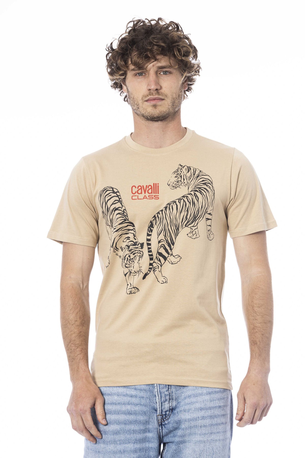 Cavalli Class T-Shirt Beige