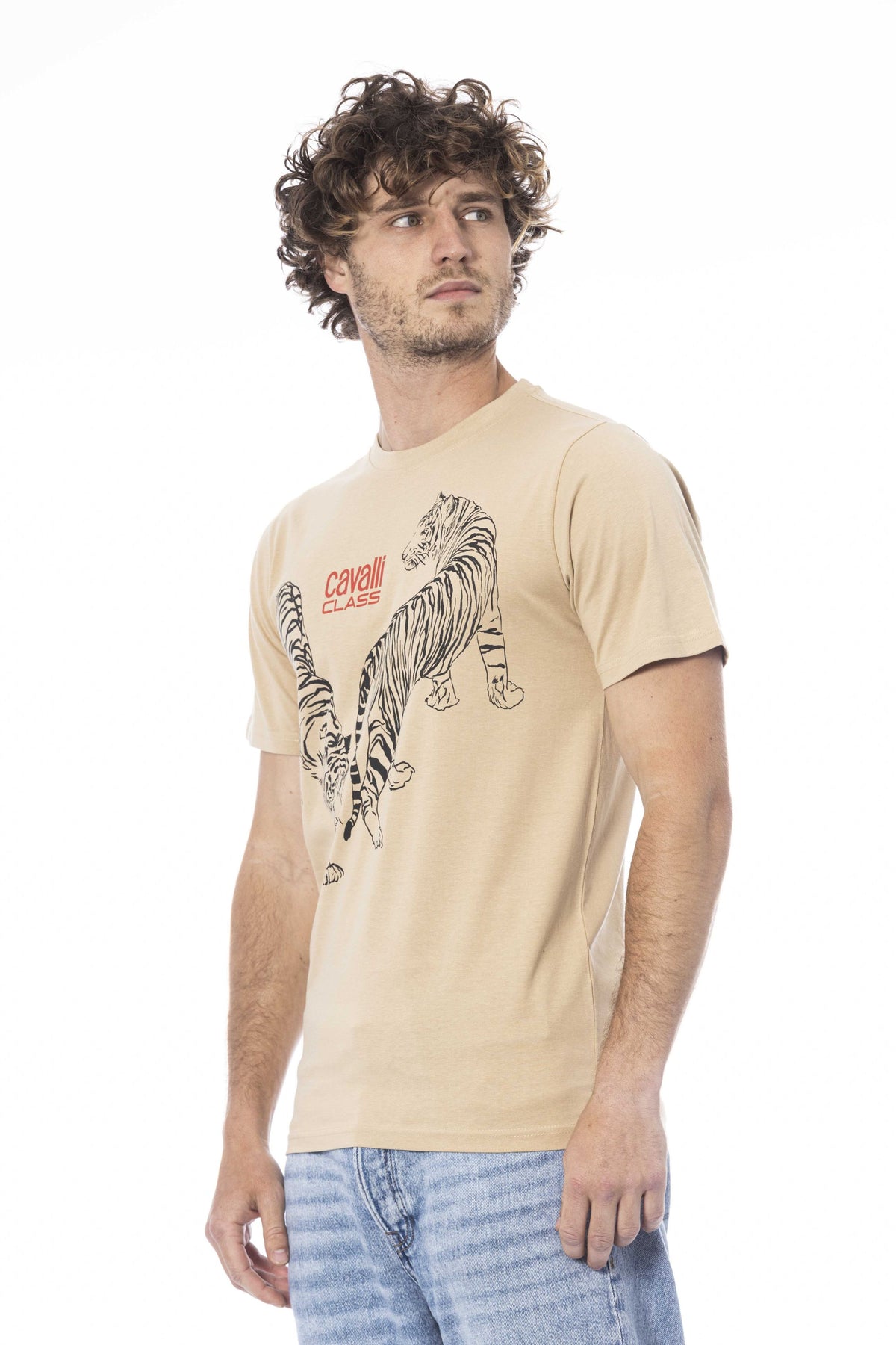 Cavalli Class T-Shirt Beige