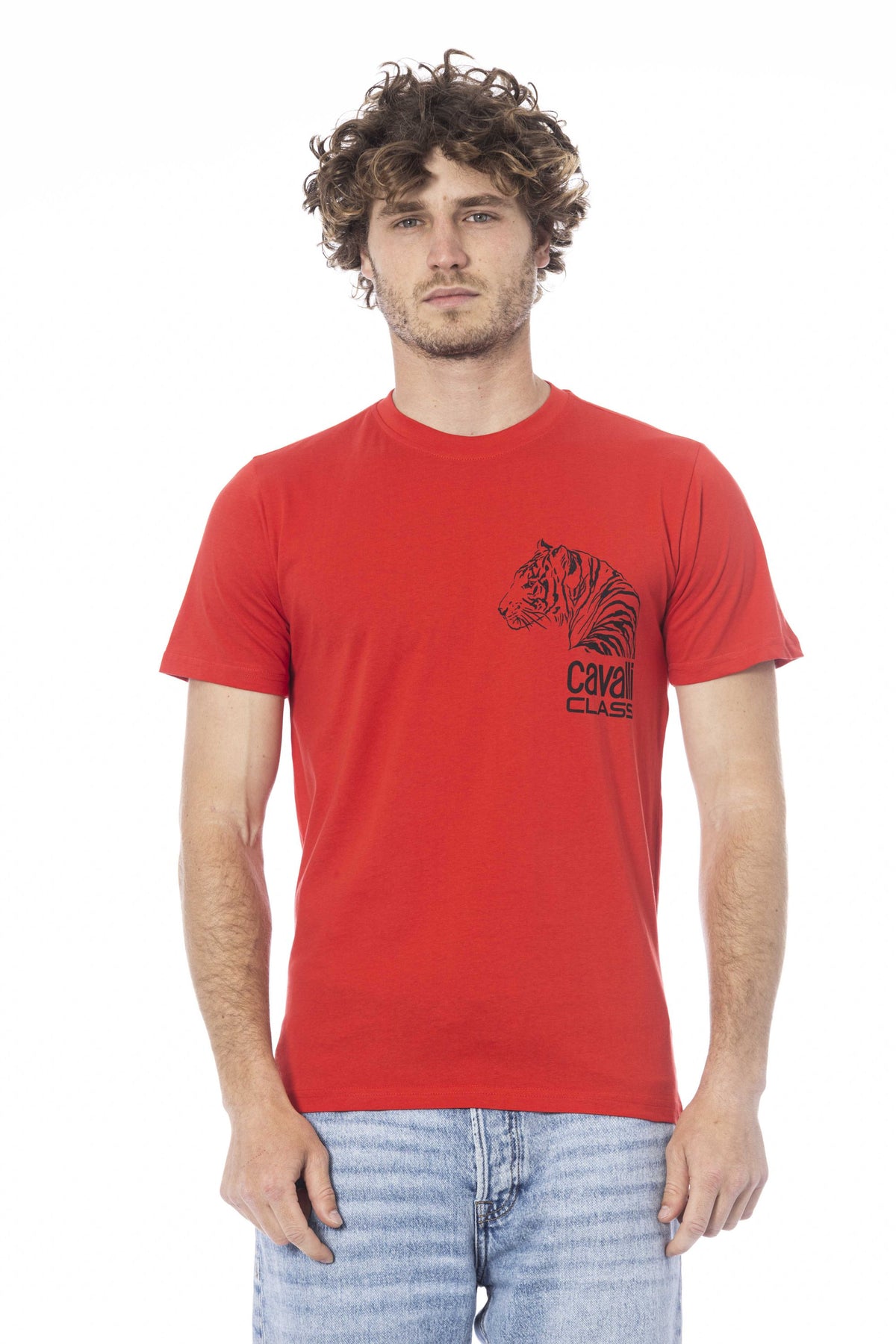 Cavalli Class T-Shirt Rosso