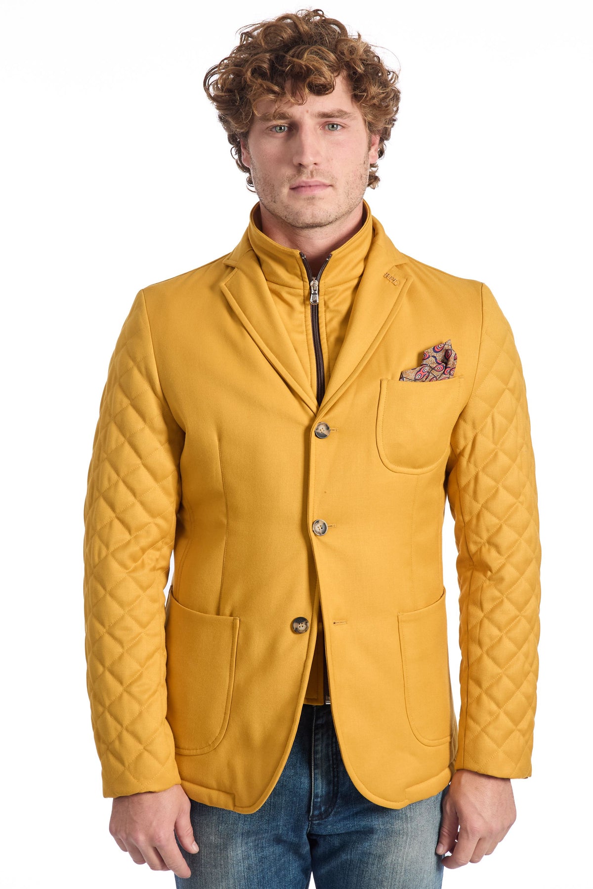 Roberto Pepe Luxury Giubbotti Giallo