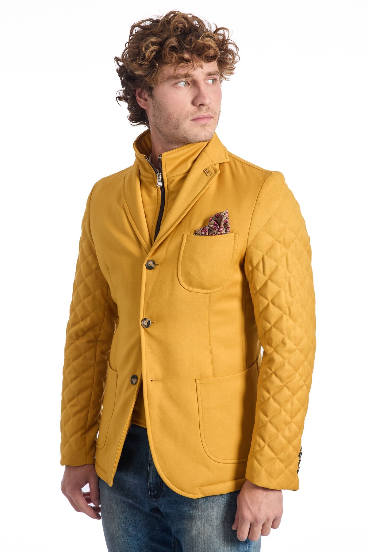 Roberto Pepe Luxury Giubbotti Giallo