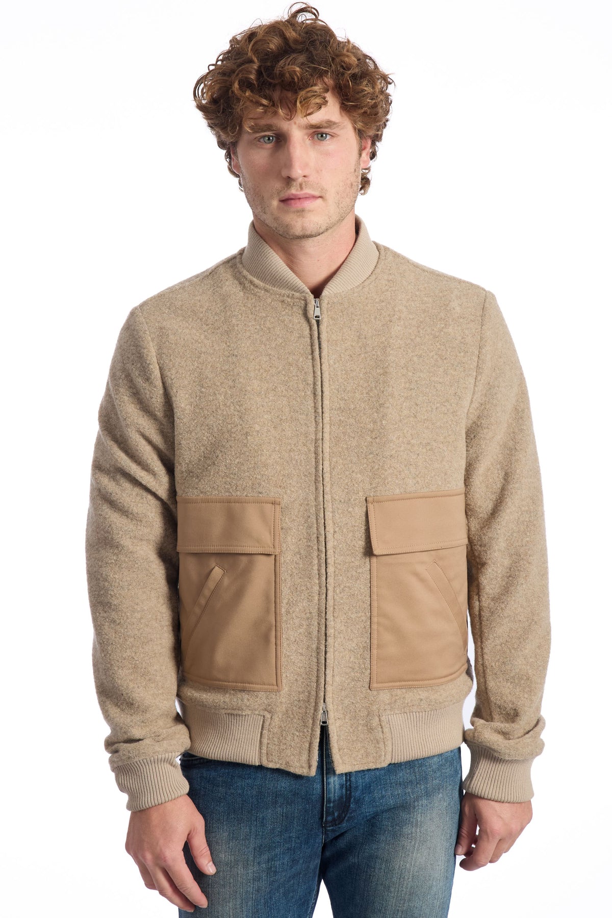 Roberto Pepe Luxury Giubbotti Beige