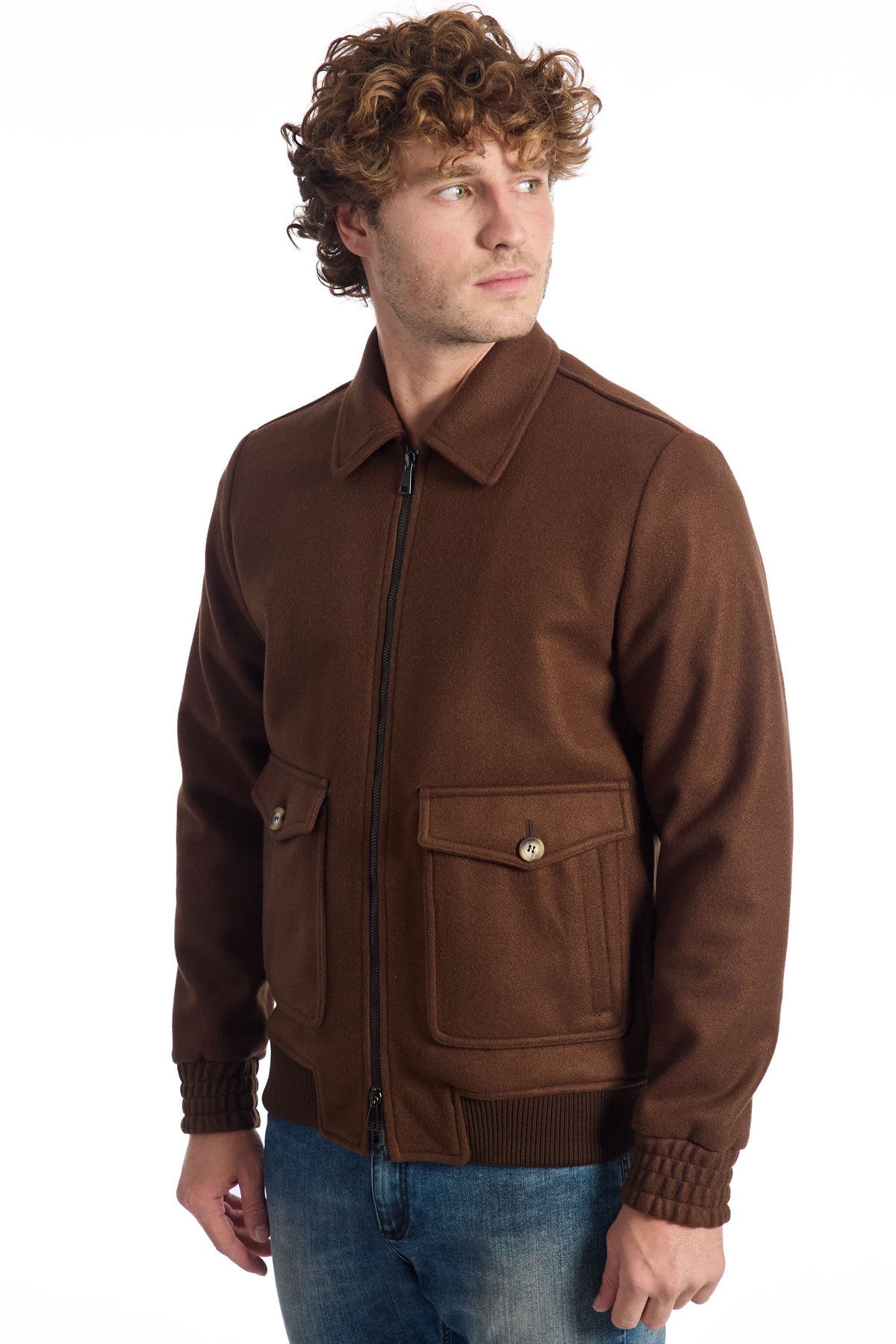 Roberto Pepe Luxury Giubbotti Marrone