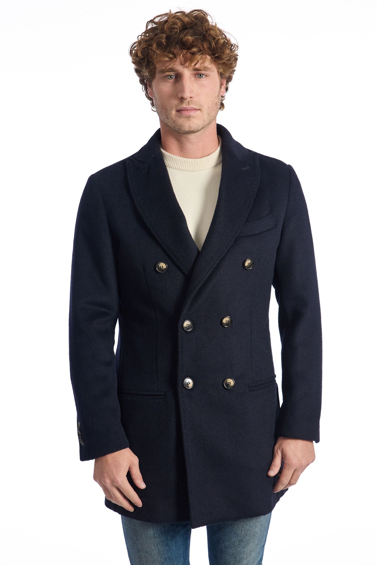 Roberto Pepe Luxury Cappotti Blu