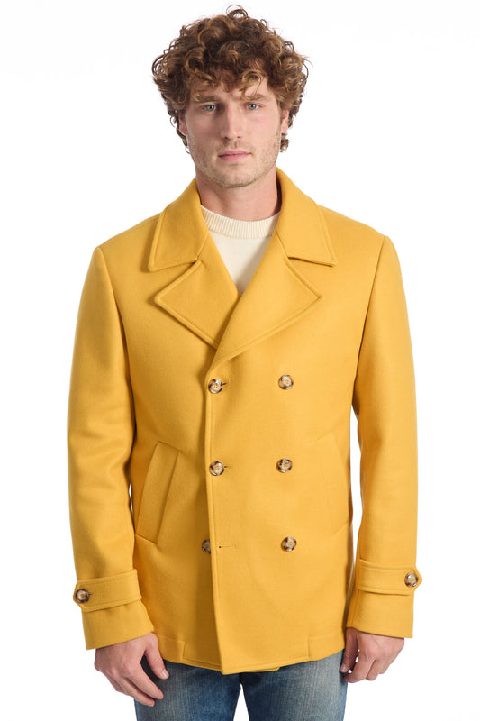 Roberto Pepe Luxury Cappotti Giallo