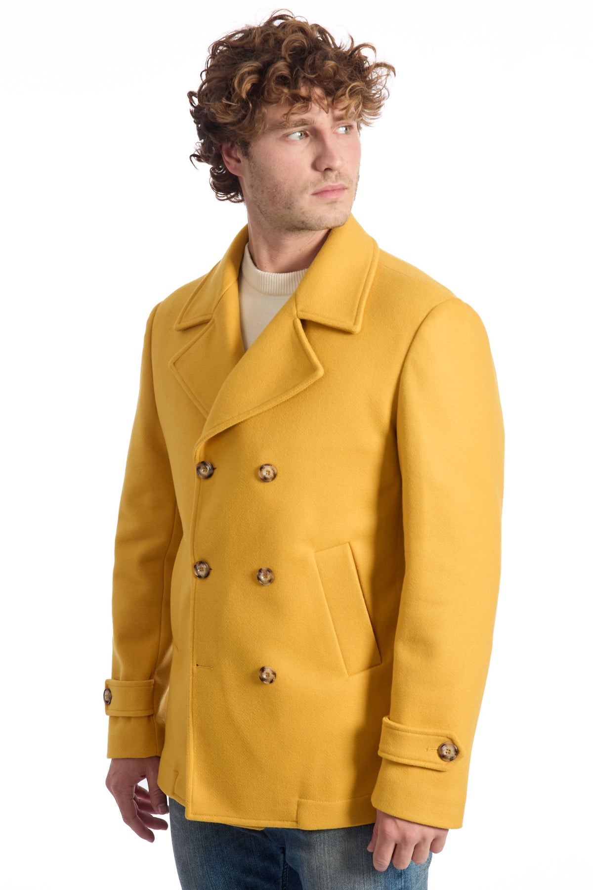 Roberto Pepe Luxury Cappotti Giallo