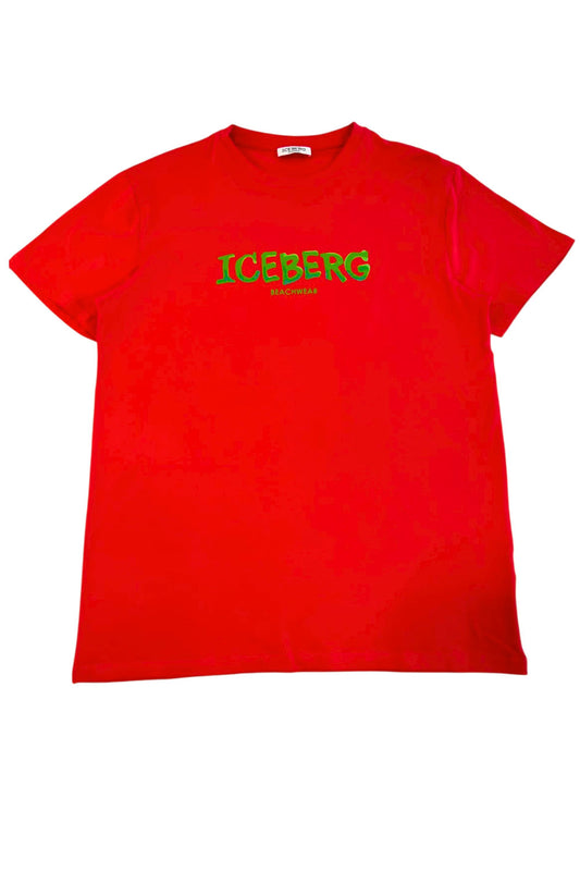 Iceberg Beachwear T-Shirt Rosso