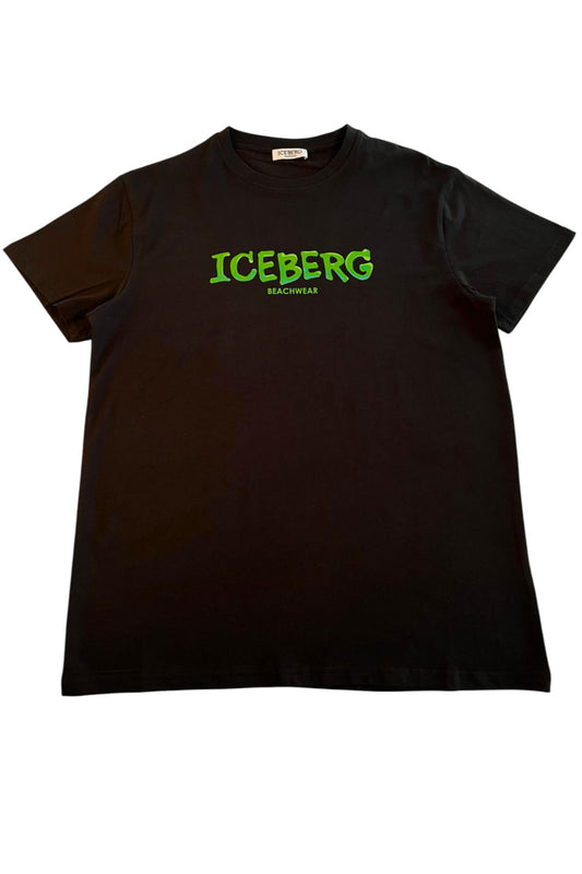 Iceberg Beachwear T-Shirt Nero