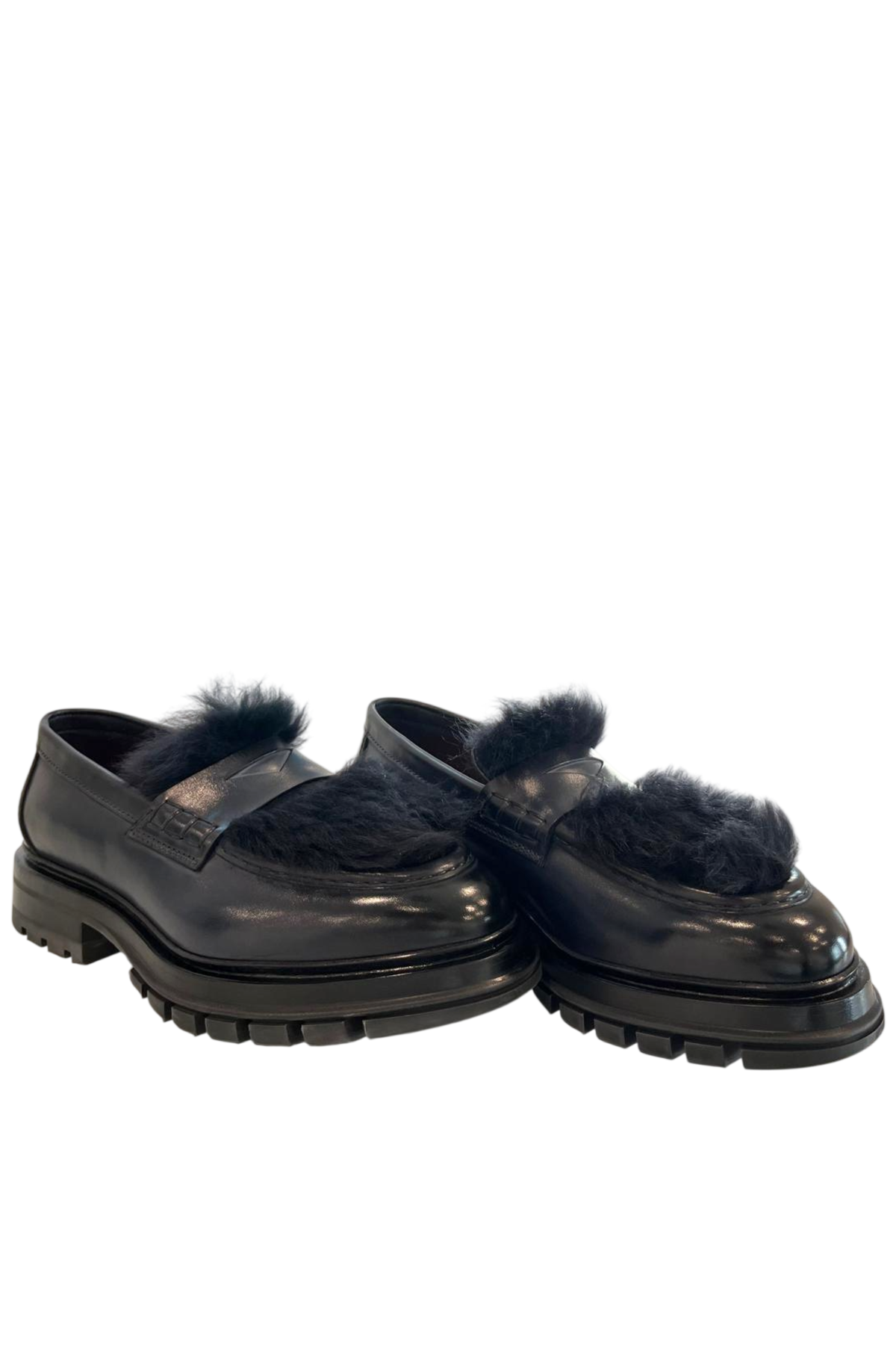 Santoni Mocassini Blu