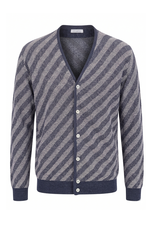 Malo Cardigan Blu