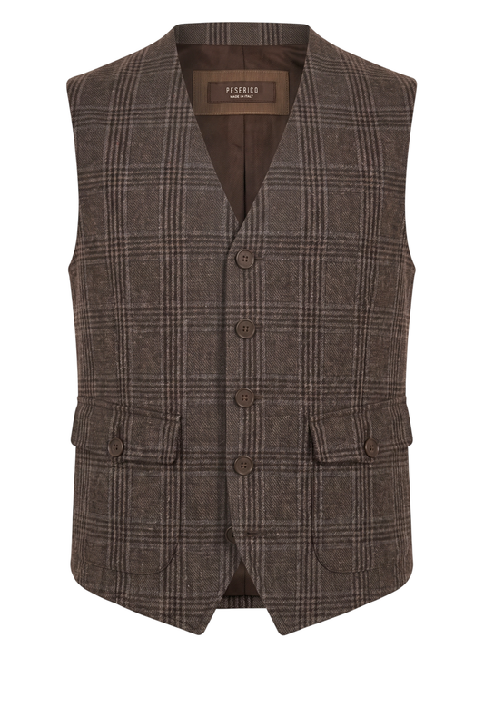 Peserico gilet Marrone