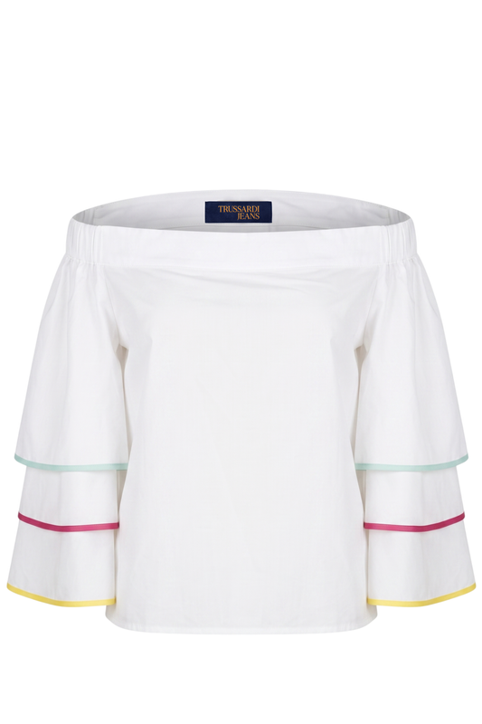 Trussardi Jeans Camicie Bianco