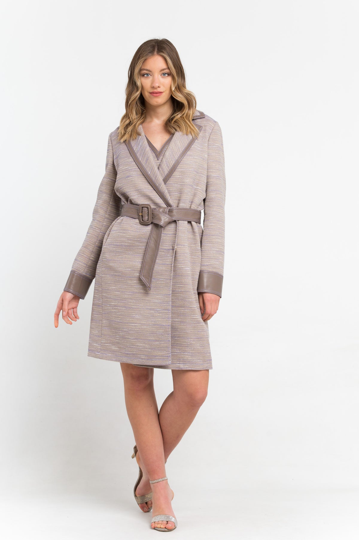 Trussardi Cappotti Beige