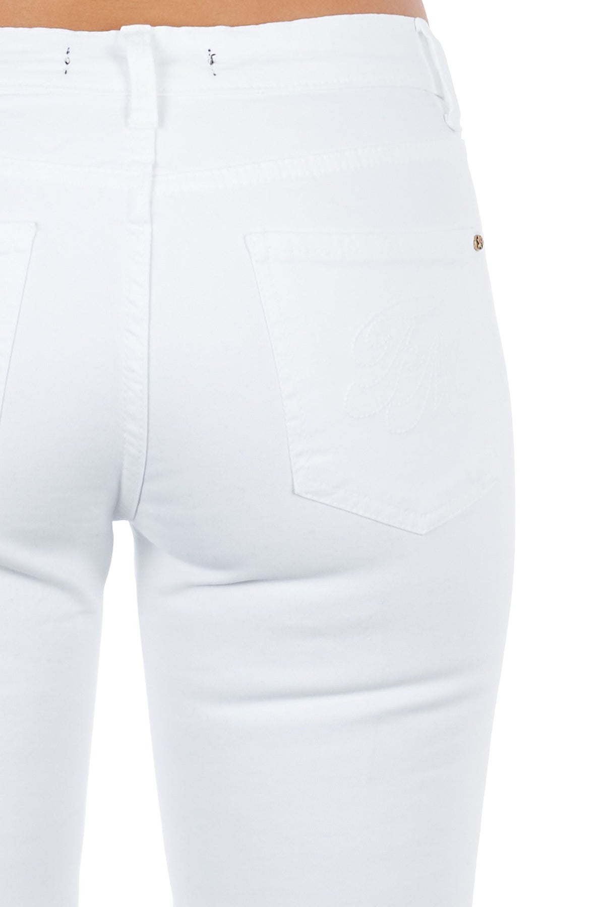 Frankie Morello Pantaloni Bianco