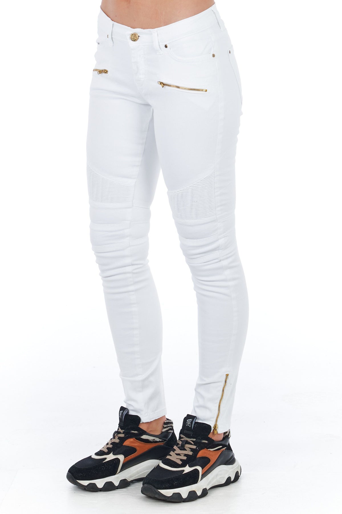 Frankie Morello Pantaloni Bianco