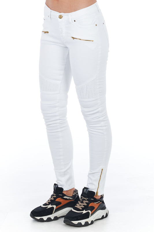 Frankie Morello Pantaloni Bianco