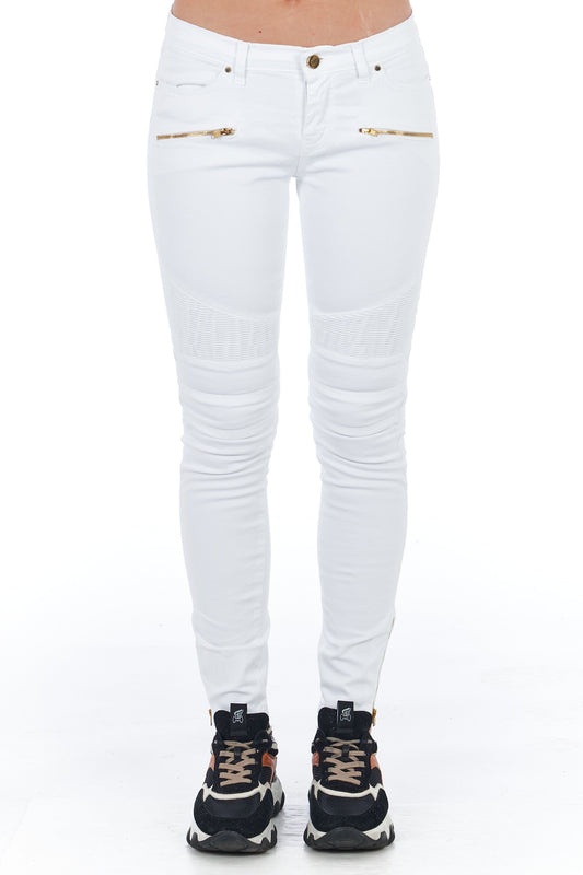 Frankie Morello Pantaloni Bianco