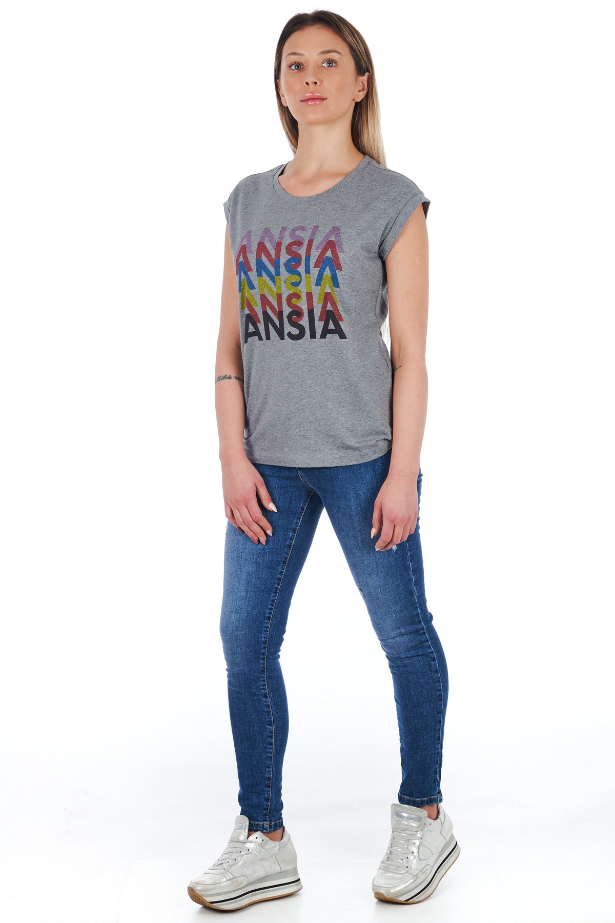 Frankie Morello T-Shirt Grigio